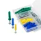 Ancoraggi per cartongesso e pareti a costine autoperforanti in plastica con kit di viti, colonna per