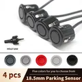 4 pz 18.5mm Sensore di Parcheggio Auto Parcheggio tronic Sonda di Retromarcia Nero Rosso Grigio