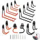 Ganci per garage Gancio in metallo resistente Montaggio a parete Ganci per ganci per biciclette Montaggio a parete Gancio di stoccaggio antiscivolo per scale Attrezzo da giardino