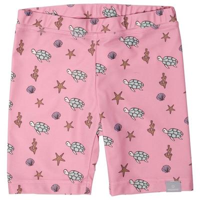 maximo - Kid's Mini Radlerhose Badestoff Print UV 50 - Lycra Gr 86/92 rosa
