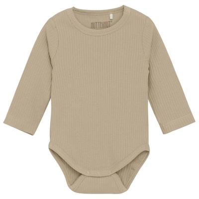 Huttelihut - Kid's Body L/S Rib Boy - Alltagsunterwäsche Gr 62 beige Image