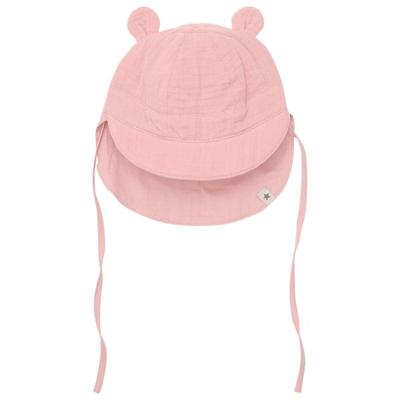 Huttelihut - Kid's Summer Hat Bear Ears Muslin - Hut Gr 86/92 rosa Image