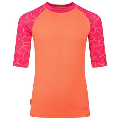 Trollkids - Girl's Haukland T - Lycra Gr 116 rot
