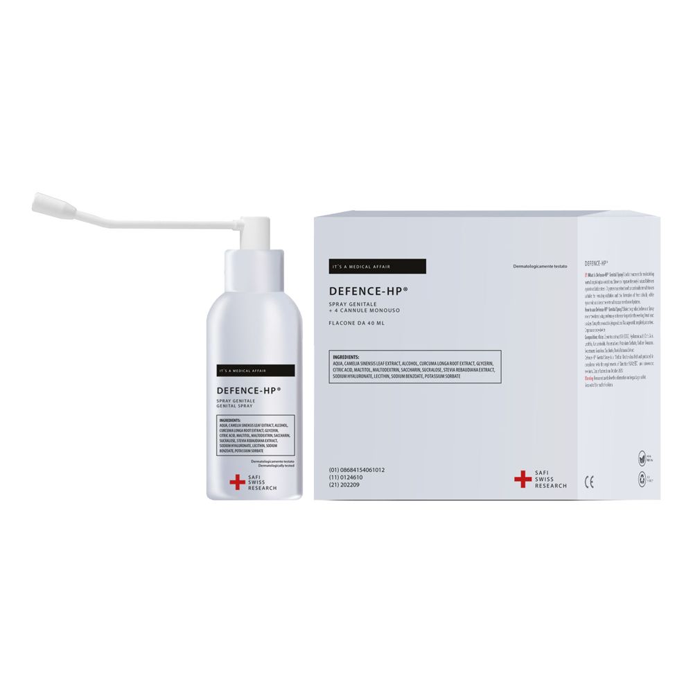 Spray Protettivo Mucosa Vaginale Defence Hp Genital 40 Ml + 4 Cannule