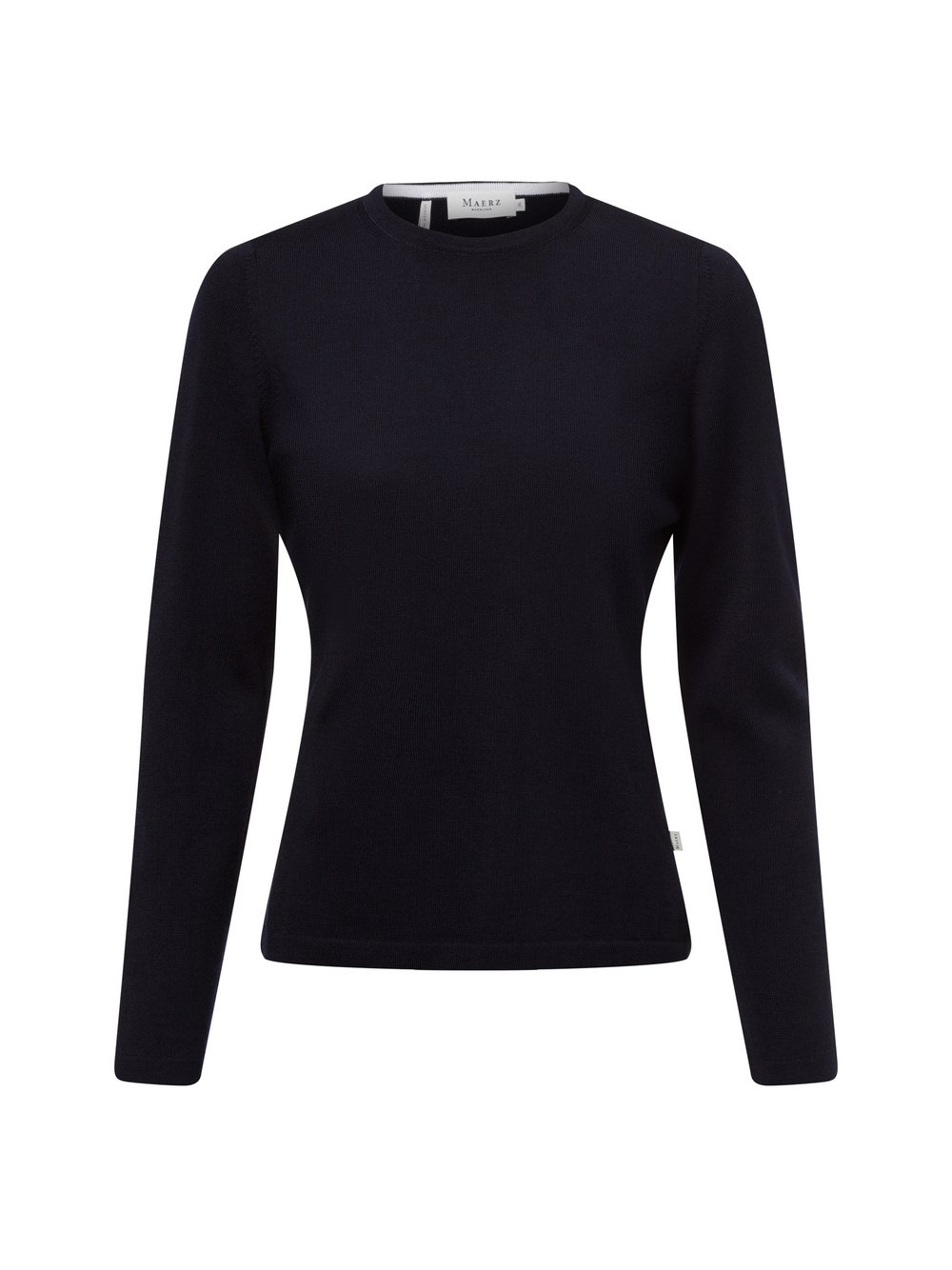 MAERZ Strickpullover aus Schurwolle Damen marine, 36 Image