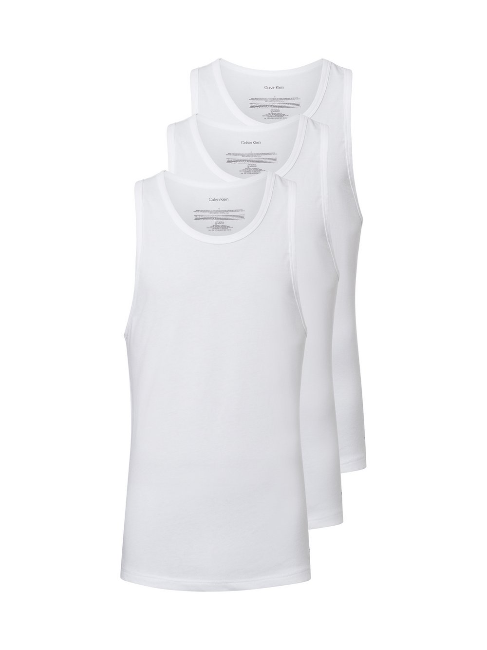 Calvin Klein Unterhemd im 3er-Pack Herren weiß, M Image