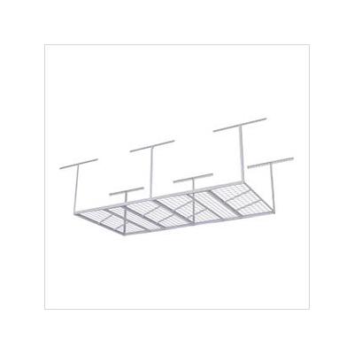 Fleximounts Heavy-Duty 4' x 8' Overhead Storage Rack (White)