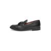 Loafer HENRY STEVENS "Wallace TL", Herren, Gr. 43, schwarz, Leder, elegant, Schuhe
