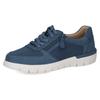 Keilsneaker CAPRICE, Damen, Gr. 40, blau, Leder, Textil, sportlich, Schuhe, Freizeitschuh, Halbschuh, Schnürschuh in Komfortweite H (=sehr weit)