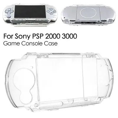 Schutzhülle kristall klare Schale für Sony PSP 2000 3000 Hardcase Spiel zubehör Image