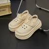Frauen Elegante Sommer EVA Garten Schuhe Damen Casual Kühlen Anti-slip Löcher Sandalen Weibliche