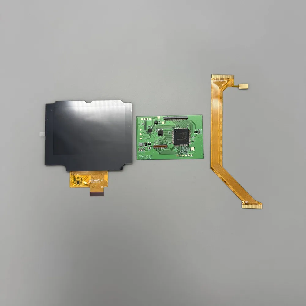 2025, hochauflösender IPS-LCD-Bildschirm für Gameboy Advance SP GBASP. Die Originalgehäuseinstallation benötigt keinen Gehäuseschnitt Image