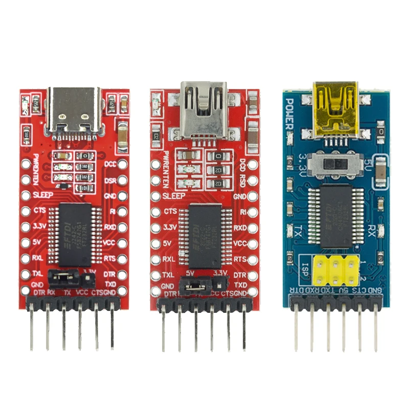 FT232RL FT232 FTDI USB 3,3 V 5,5 V zu TTL Serielles Adaptermodul für Arduino FT232 Pro Mini/Typ-C USB ZU TTL 232 Image