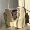 Weiße Keilstiefeletten mit silbernen Nieten für Damen, Punk-Plattform, kurze Schuhe mit