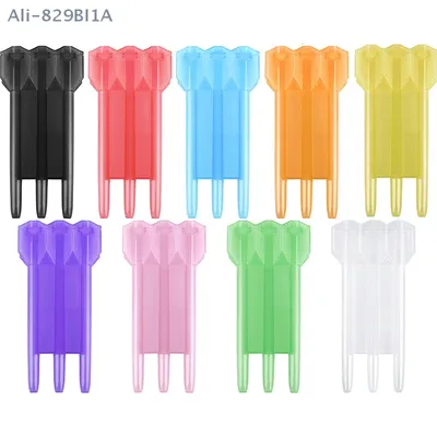 1Pc Dart Box Tragbare Bunte Transparente ABS Kunststoff Darts Lagerung Fall Key Lock Schnalle Integrierte Universal Dart Protector Image