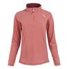 Regatta Great Outdoors Damen Fleece-Top Montes mit 1/4-Reißverschluss (Mineral Rot/Graurosa)