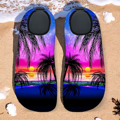 Unisex-Wasserschuhe mit 3D-Alligator-Print – schnelltrocknende Barfuß-Aquasocken für Strand, Schwimmen, Surfen und Outdoor-Aktivitäten