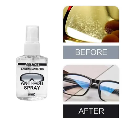 Glass Anti Fog Spray Dive Mask Lens Cleaner Eyeglass Lens Scratches Remover Lasting Defogger Coating
