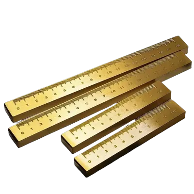 Brass Paperweight Vintage Engraving Calligraphy Metal Painting Paperweight Classical Student Brush Writing Cultural Creation