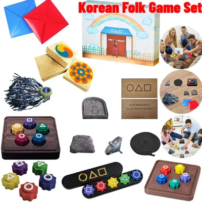 Korean Game Traditional Play Game Fun Jack Stone Pebbles Set Stone Catching Game Props Gonggi Jack