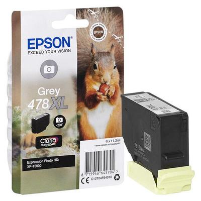 Epson Tintenpatrone »478XL/T04F64« C13T04F64010 grau grau Image