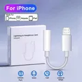 Apple Originale Lightning A 3,5 Mm Jack Cuffie Aux Cavo Adattatore Per Iphone 14 13 12 11 Pro X XS XR 8 Plus Connettore Audio Splitter
