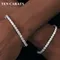 TEN CARATS Bracciale tennis in argento sterling 925 VVS1 Moissanite Accessori per uomo e donna