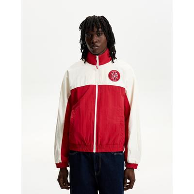 Bershka Lightweight Technical Jacket Men Xs Red