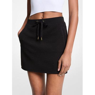 Michael Kors Logo Jacquard Mini Skirt Black S