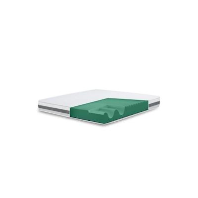 The White Stone Einzelne Matratze 85x195 Basic, Antibakteriell, Anti-Milben, Anti-Allergie.| Höhe 16 cm | Made in Italy Image