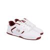 Sneaker DC SHOES "Central", Gr. 6,5(38,5), weiß, lila wine, Obermaterial: Leder / Futter: Textil / Außensohle: Gummi, Schuhe