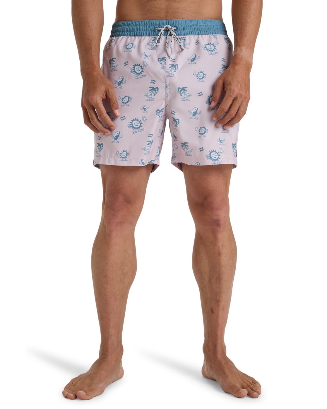 Boardshorts BILLABONG "Vacay 16", Herren, Gr. S, rosa (light pink), 100% Polyester, Hosen Image