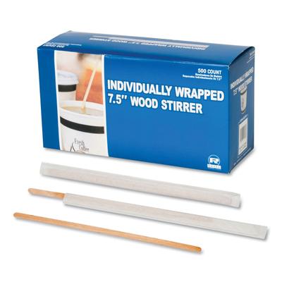 AmerCareRoyal(R) Wood Coffee Stirrers, 7.5