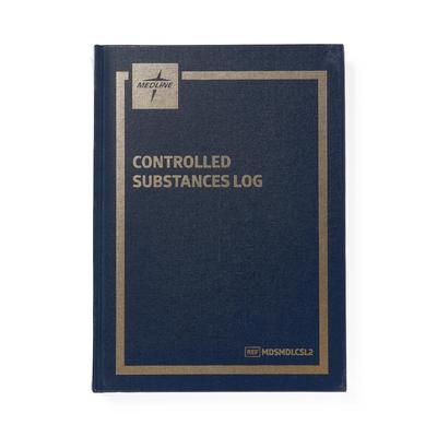 Medline Controlled Substances Log Book, 1 EA (MDSMDLCSL2)