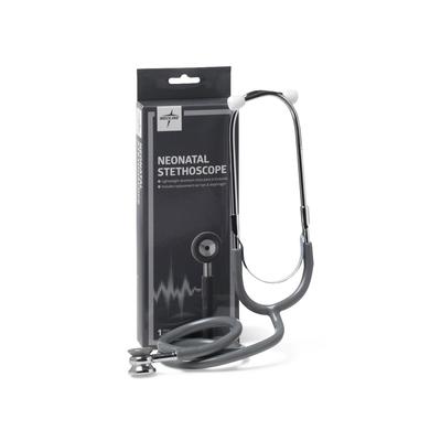 Medline Dual-Head Neonatal Stethoscope, Gray, 1 EA (MDS9565)