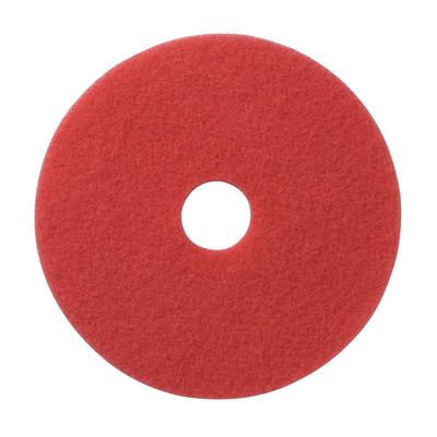 Medline Low-Speed Buffing Floor Pad, Red, 17