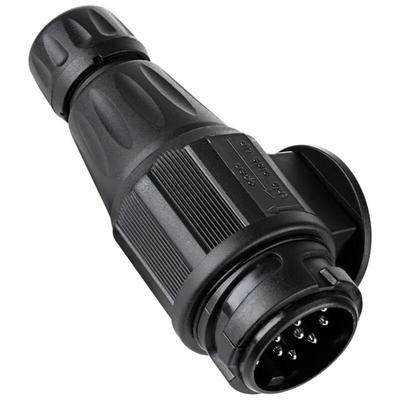 Jalleria - 13-poliger Anhängerstecker, wasserdichter 12-V-Anhängersteckdosenstecker mit 13-poligem Image