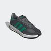 Sneaker ADIDAS SPORTSWEAR "RUN 70S 2.0", Gr. 44, grau four, semi court grün, carbon, Textil, Leder, sportlich, Schuhe, inspiriert vom Design des adidas SL72