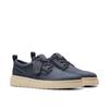 Schnürschuh CLARKS "Polden Lace", Herren, Gr. 41, blau (navy leather), Leder, casual, Schuhe, Schnürschuh, Business Schuh mit herausnehmbarem Fußbett