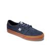 Sneaker DC SHOES "Trase Sd", Gr. 13(47), blau (navy, gum), 90.9% Leder, 9.1% Baumwolle, Schuhe