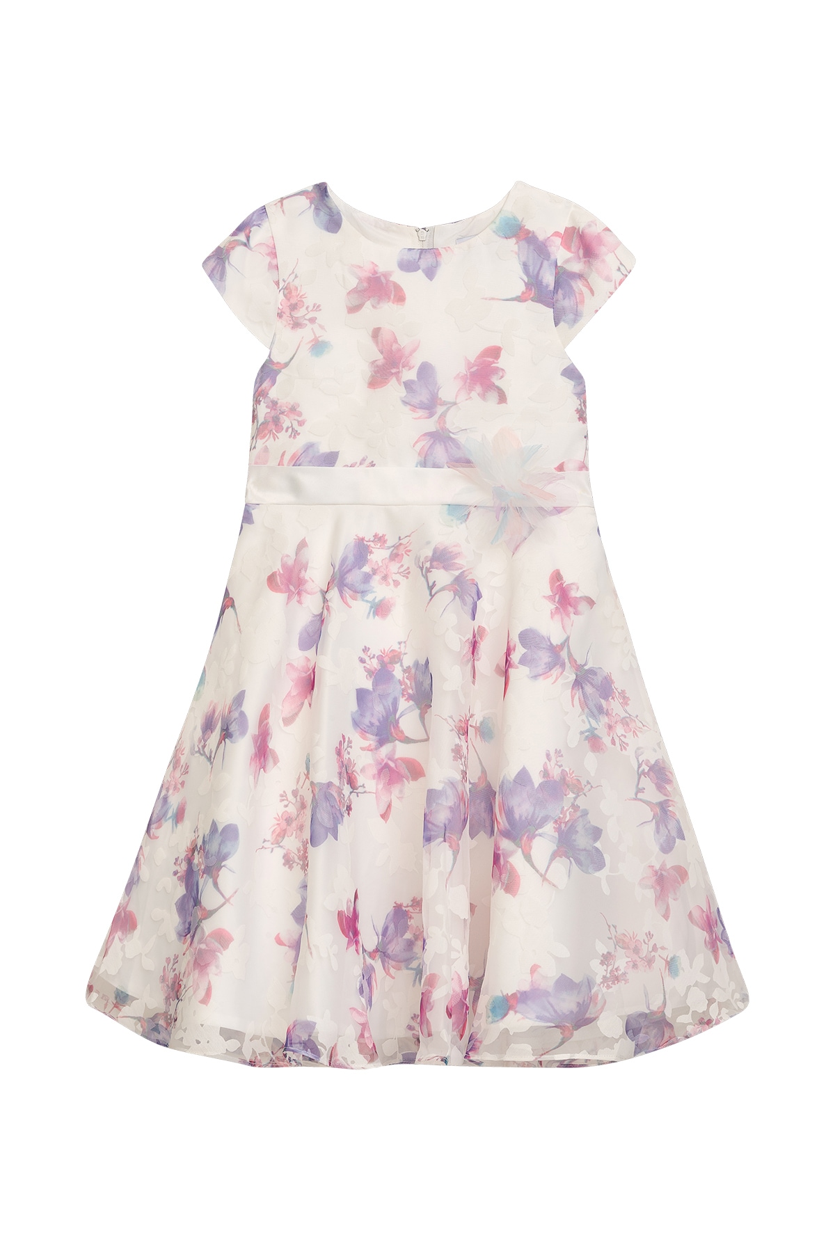 Partykleid DANAMADE "DANAMADE Dresses DNALA", Mädchen, Gr. 140, EURO, lila, Oberstoff: 80% Polyester 20% Viskose / Futter: 100% Polyester, Kleider Image
