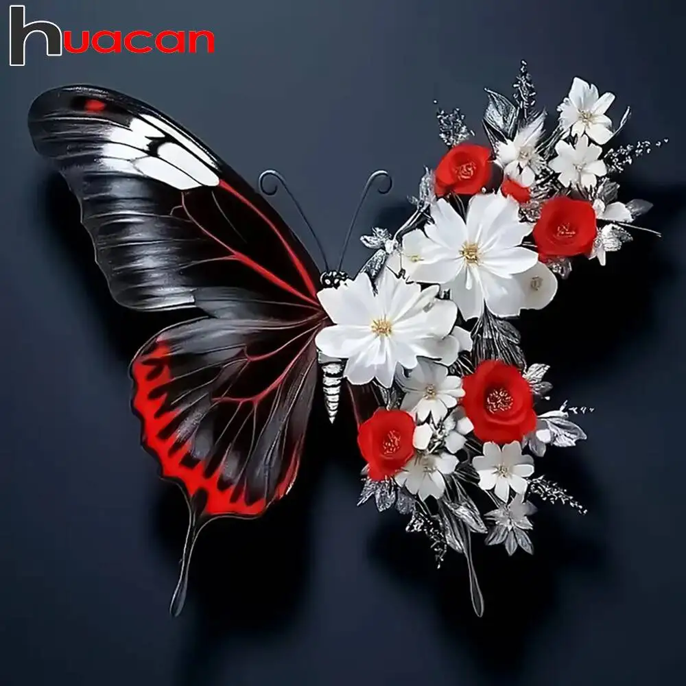 Huacan Diamant Malerei Tier Hund Neuheiten Diamant Mosaik Cartoon Mirroe Kunst Wohnkultur Diy Geschenk Strass Bilder Image