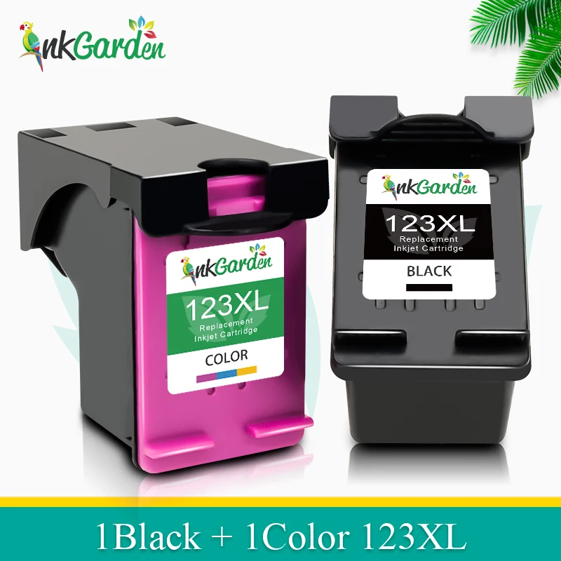 InkGarden 123XL Tintenpatrone Ersatz für HP 123 HP 123 XL kompatibel 1110 1111 2130 2132 Officejet 3830 3831 3832 Drucker Image