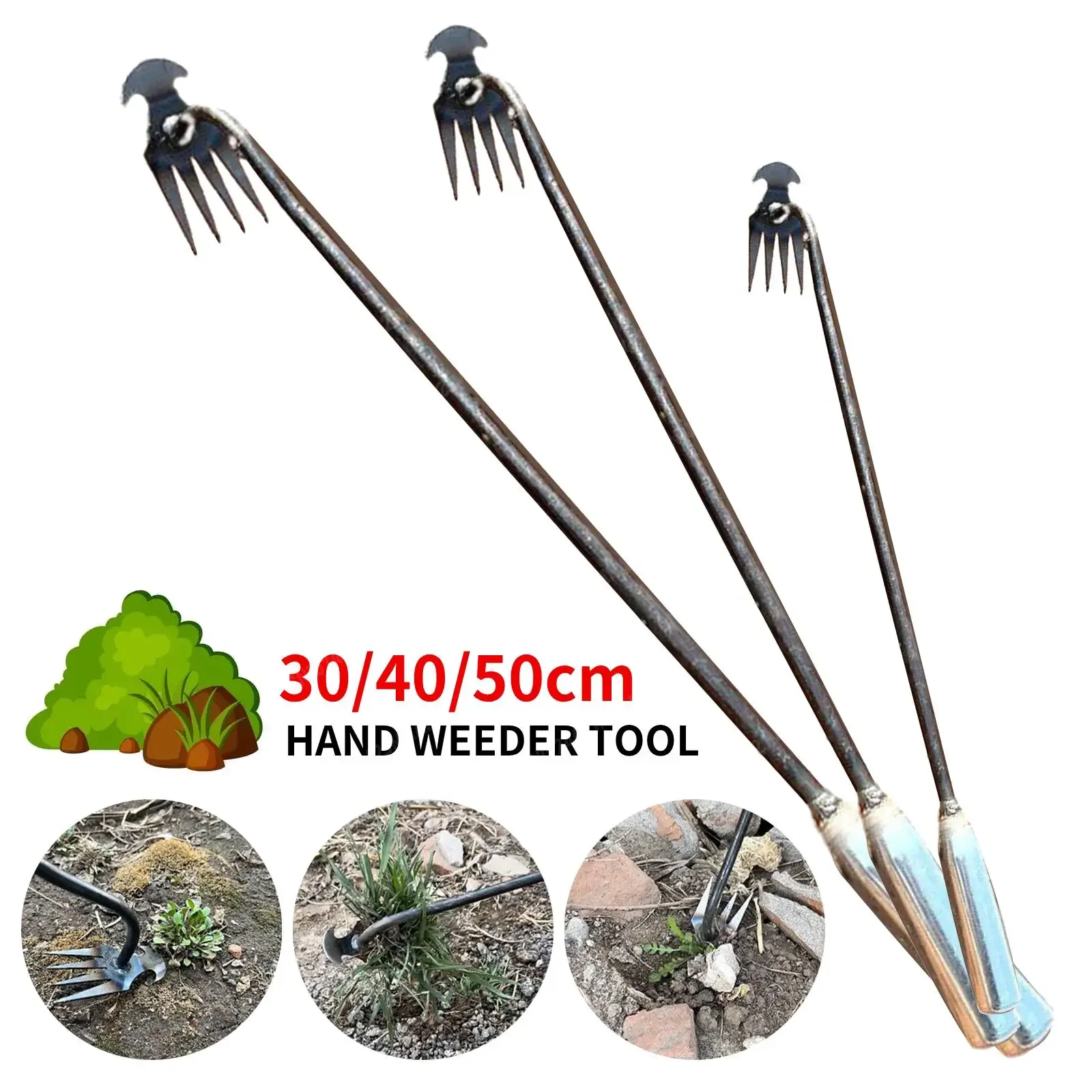 30/40/50 cm Garten Jäten Werkzeug Unkraut Extractor Entfernung Landwirtschaft Bonsai Werkzeug Garten Liefert Gartenbau für hause Im Freien Image