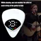 2-in-1-Gitarren-Plektrum-Picks, Stimmgerät, geeignet für akustische E-Gitarre, Bass, Mandoline, Instrumentenzubehör, Gitarren-Plektrum