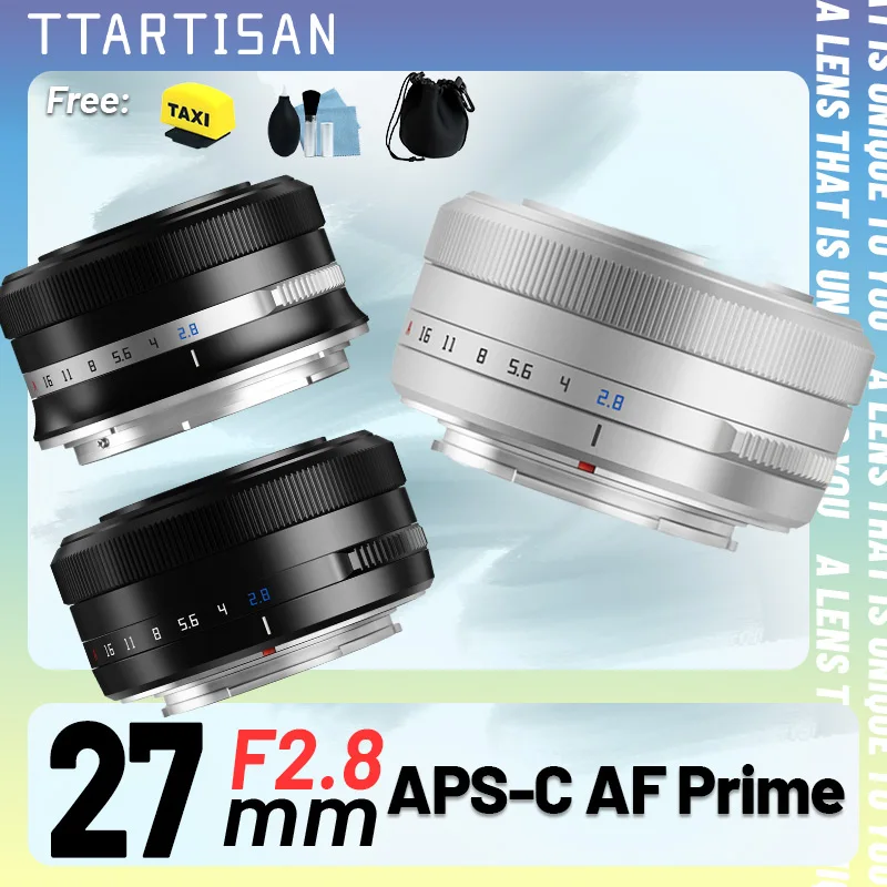 TTArtisan APS-C Autofokus 27mm F2.8 Objektiv mit Großer Blendenöffnung für Fuji X-Mount XF Kamera XE4 XT30 XA5 XS10 XM5 XT4 XT3 X-PRO1 XH1 Image