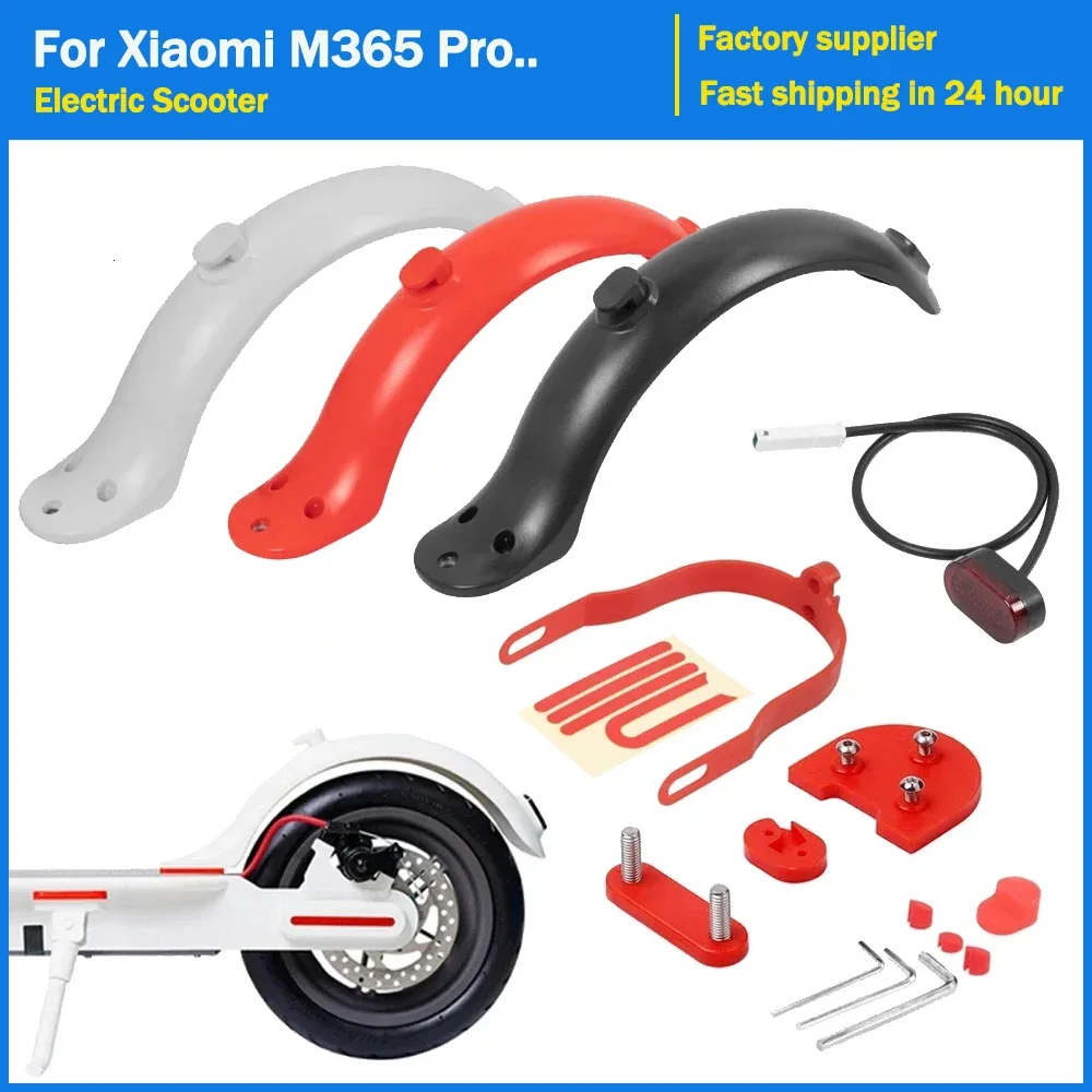 10-Zoll-Reifen modifizierter Kotflügel Heighten Pad Kit für Xiaomi M365 Pro 1S Elektroroller Kotflügel hinten Flügelständer Fußstütze Image