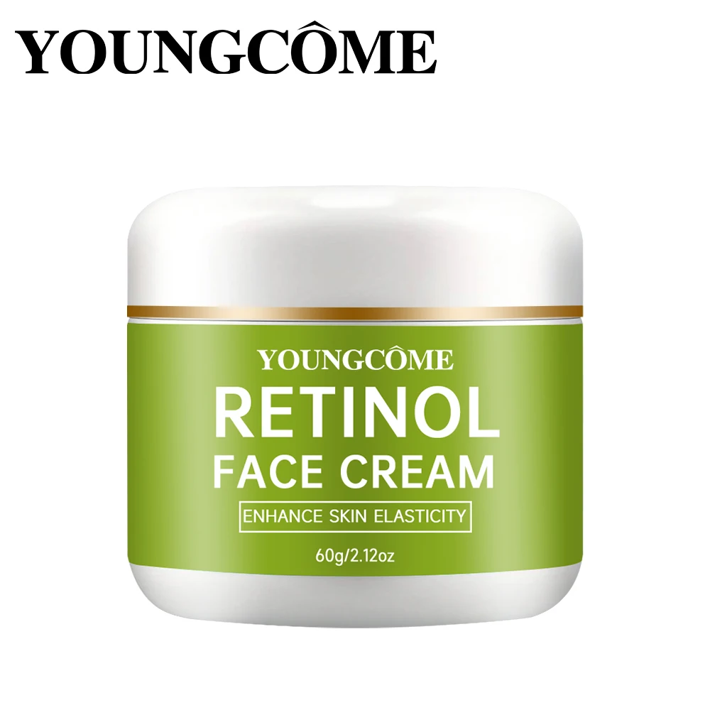 Retinol-Gesichtscreme, kraftvolle, altersgeschützte Formel zur Minimierung der Poren, zur Wiederherstellung der Elastizität, Anti-Aging-Creme, aufhellende Hautcreme Image
