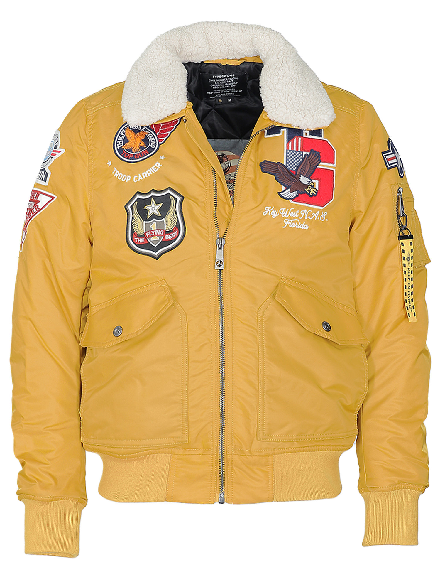 Top Gun Bomberjacke TG23002 mit Kunstfellkragen Image