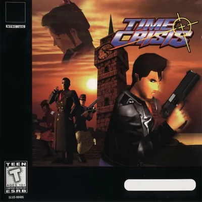 PS1 Time Crisis mit manueller Disc Copy Game Unlock Console Station1 Retro optischer Treiber Image